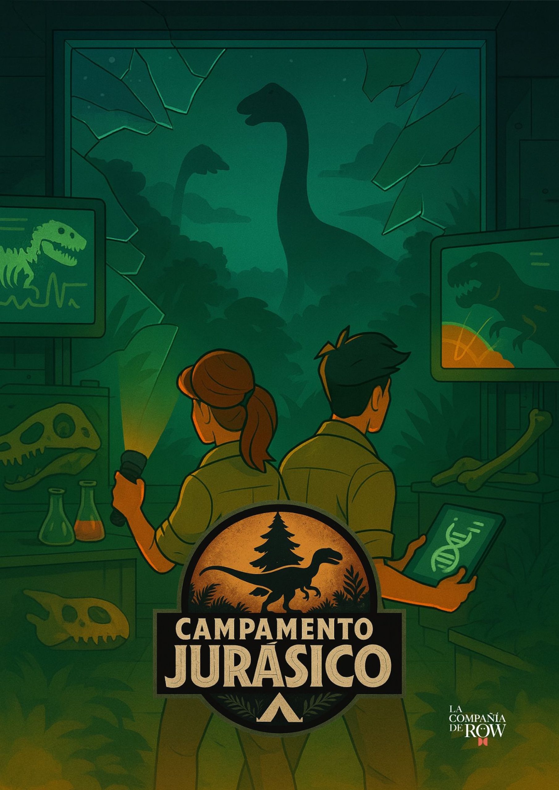 Cartel_Campamento Jurásico